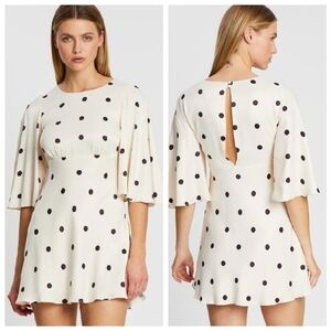 Shona Joy 4 Shelby Polka Dot Circle Sleeve Dress